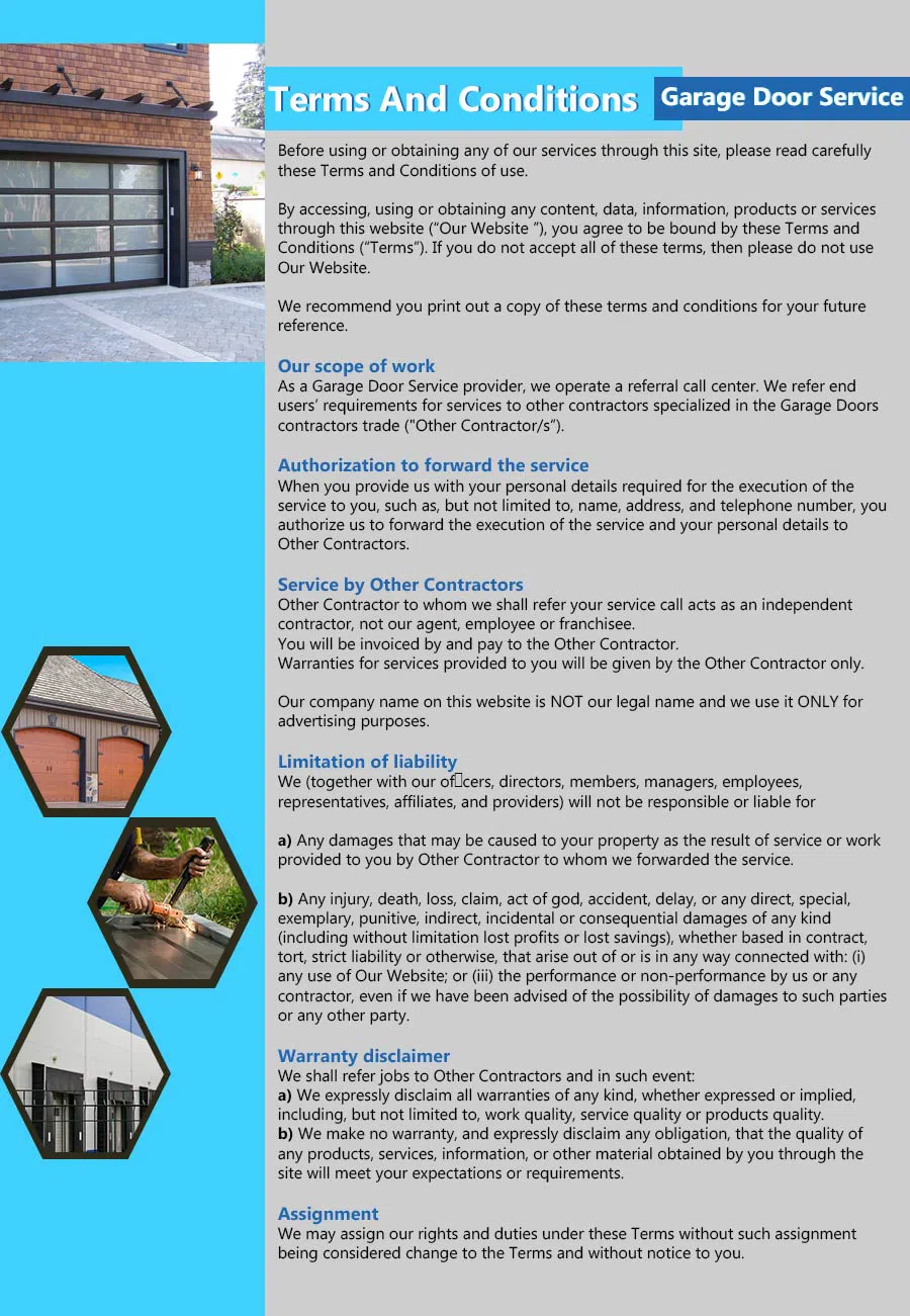 Capitol Garage Door Service Cumberland, RI 401-300-0545 - terms4